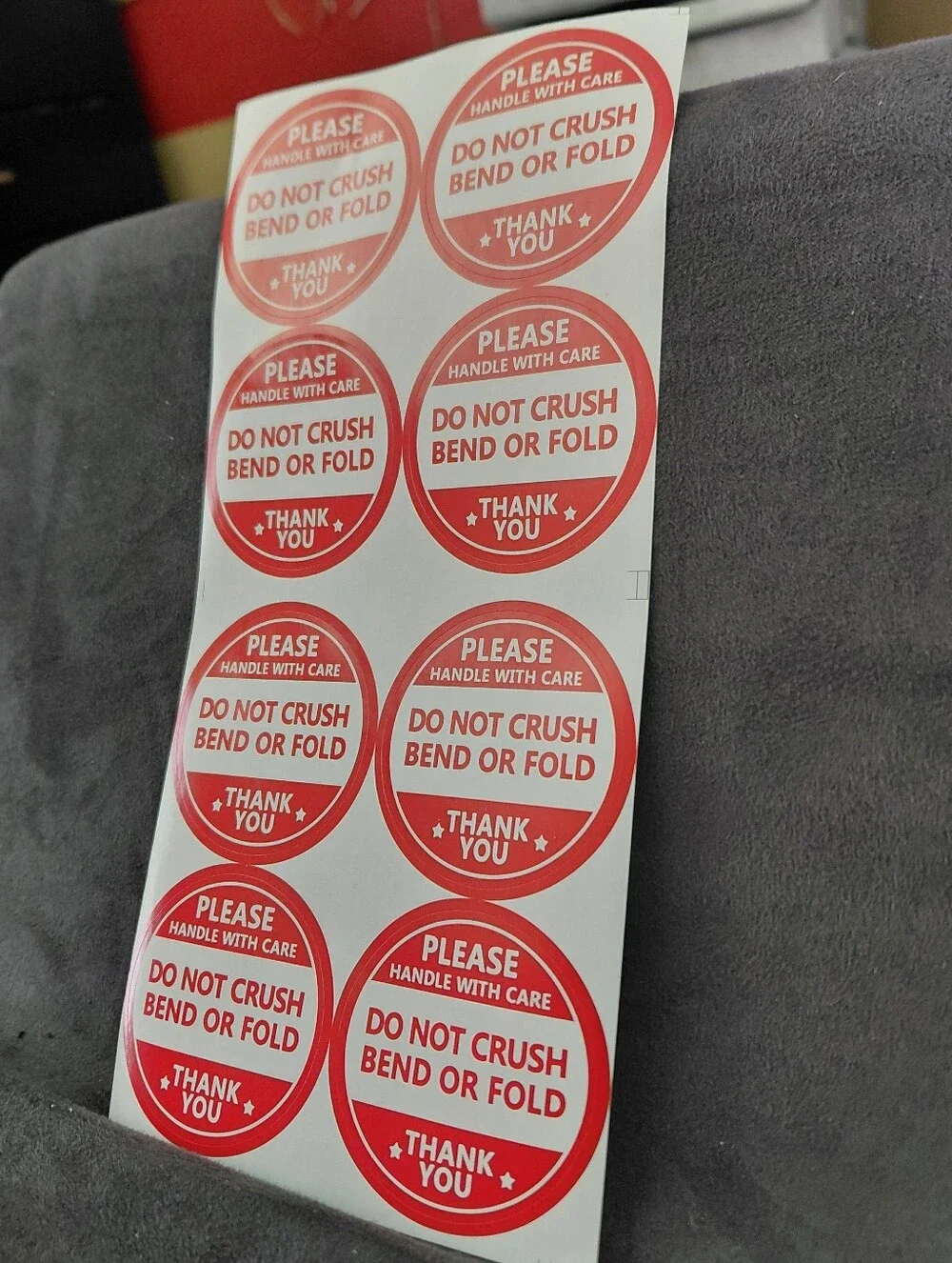 Shipping Supplies bright red